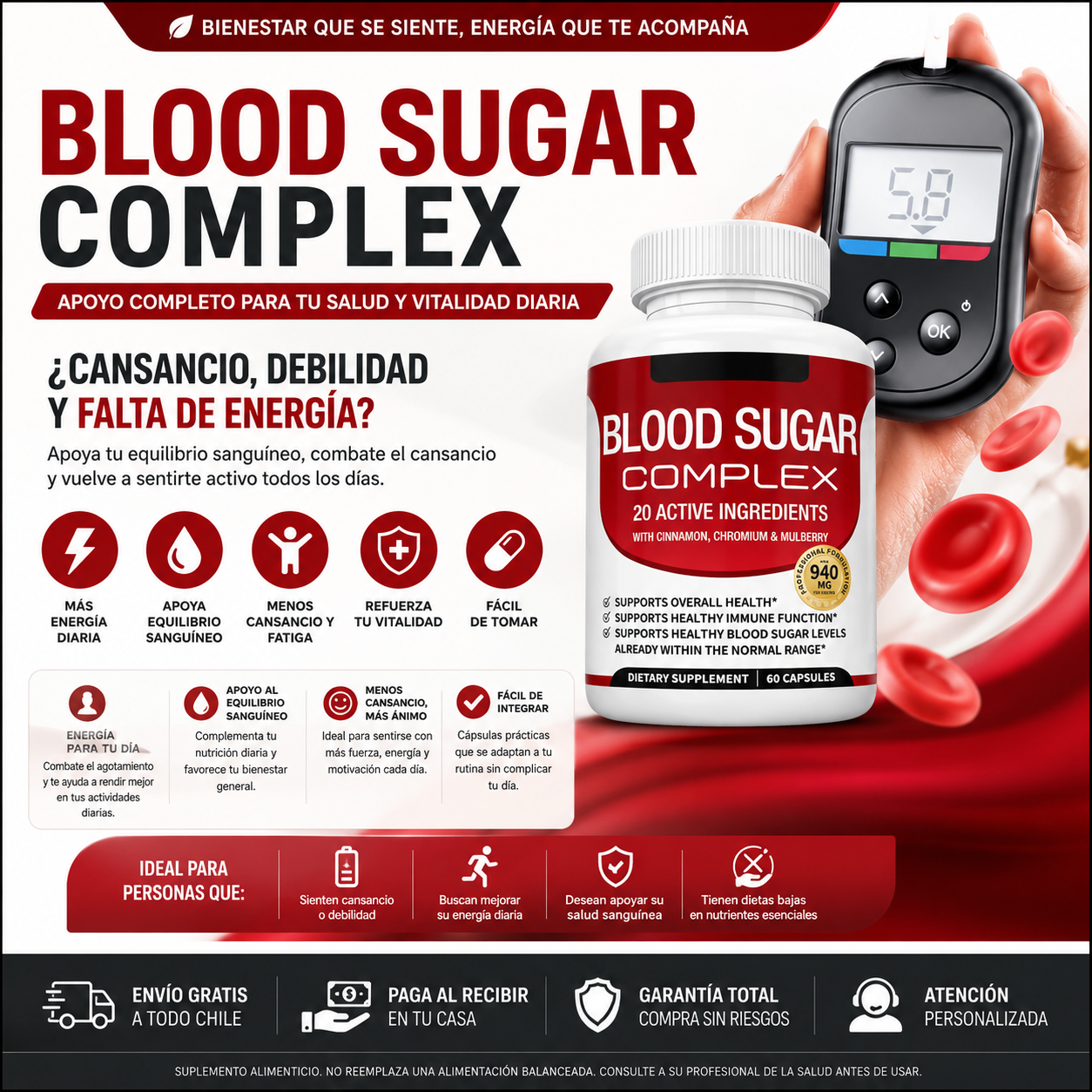 BloodSugar™ Regulador Nivel de Azúcar