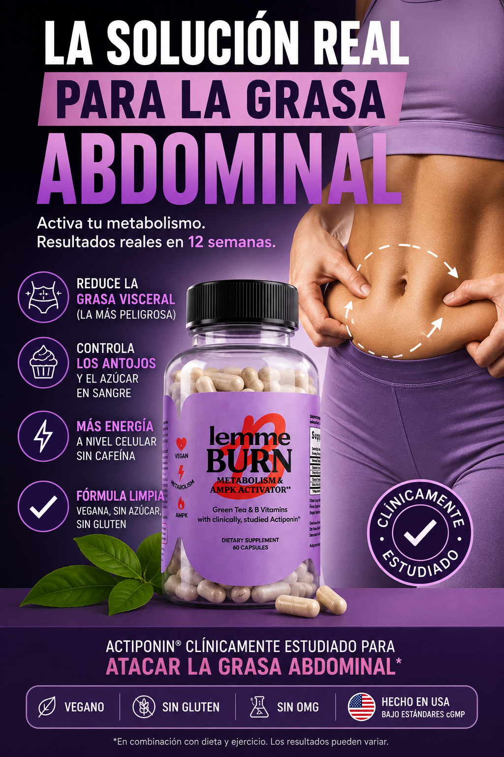 Lemme Burn Quemador de Grasa Abdominal