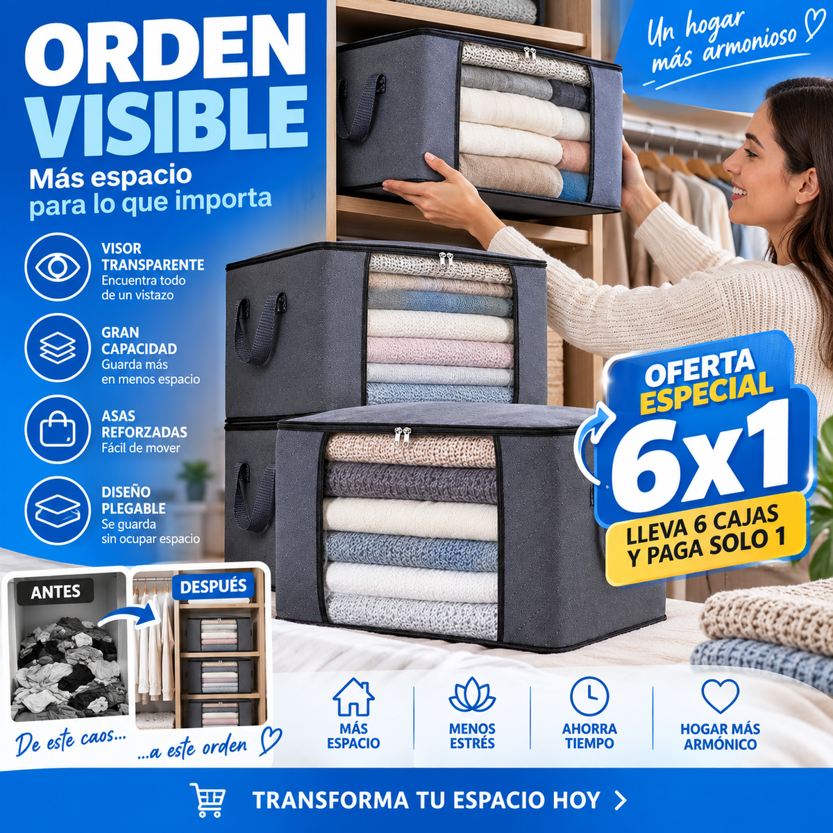 Pack Organizador de Ropa