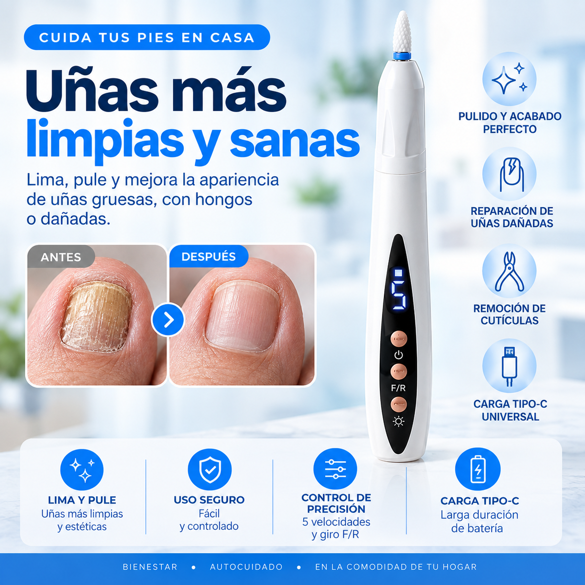 Dremel De Uñas Reparación, Salud y Estética