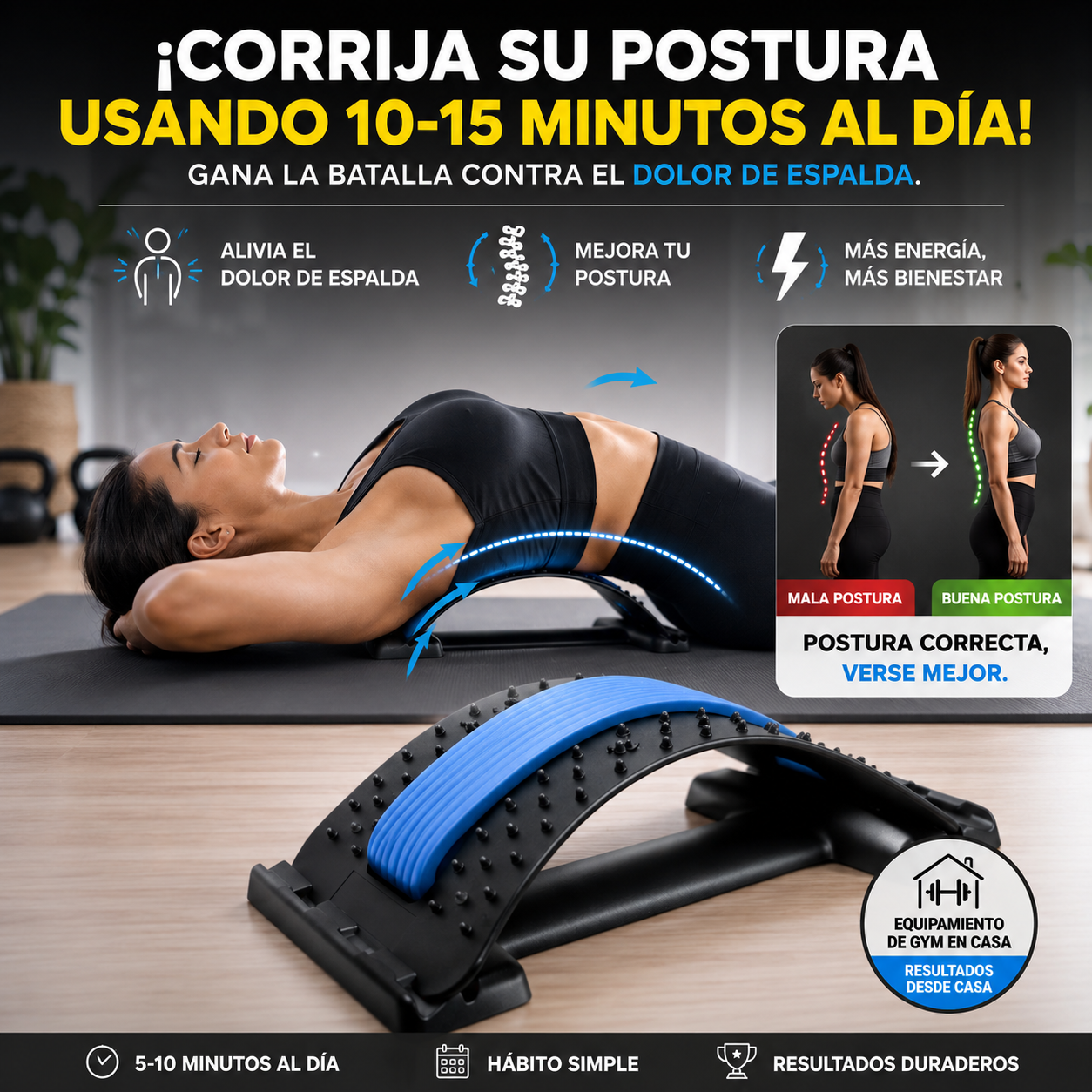 Masajeador Estirador Lumbar