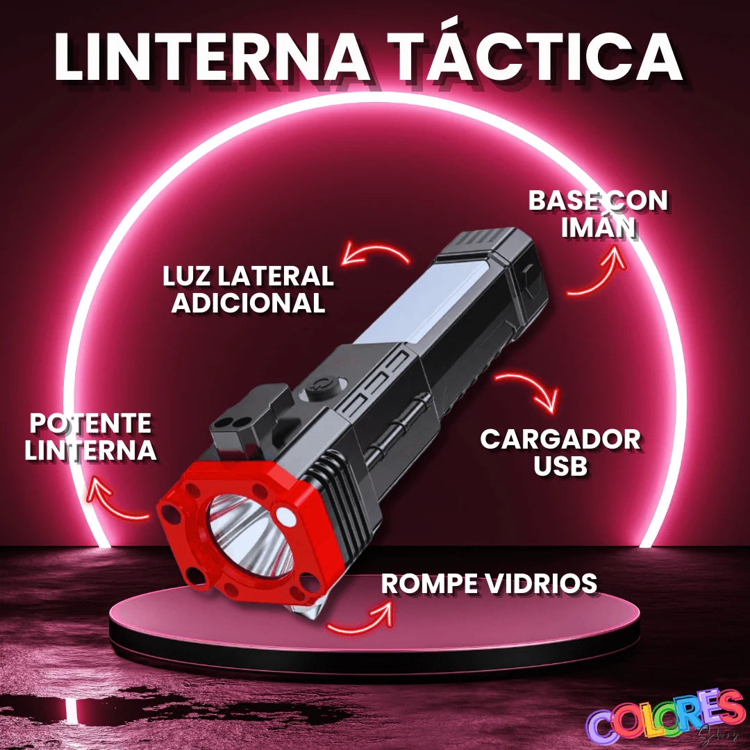 Linterna 4 en 1 pro