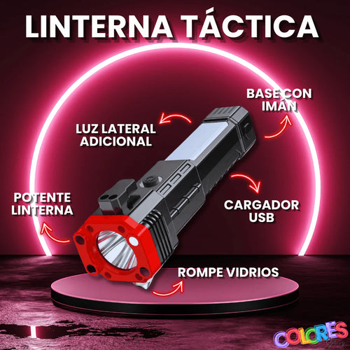 Linterna 4 en 1 pro