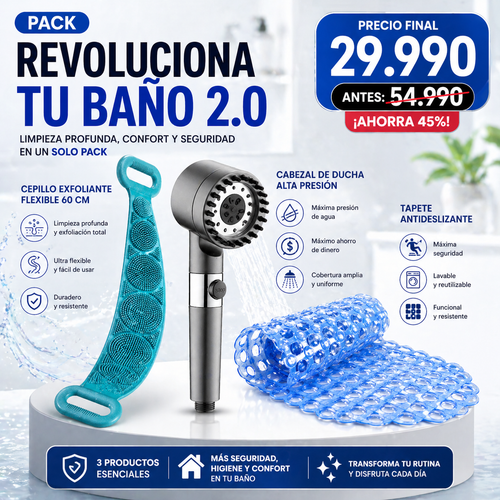 Pack Ducha Total 3 en 1