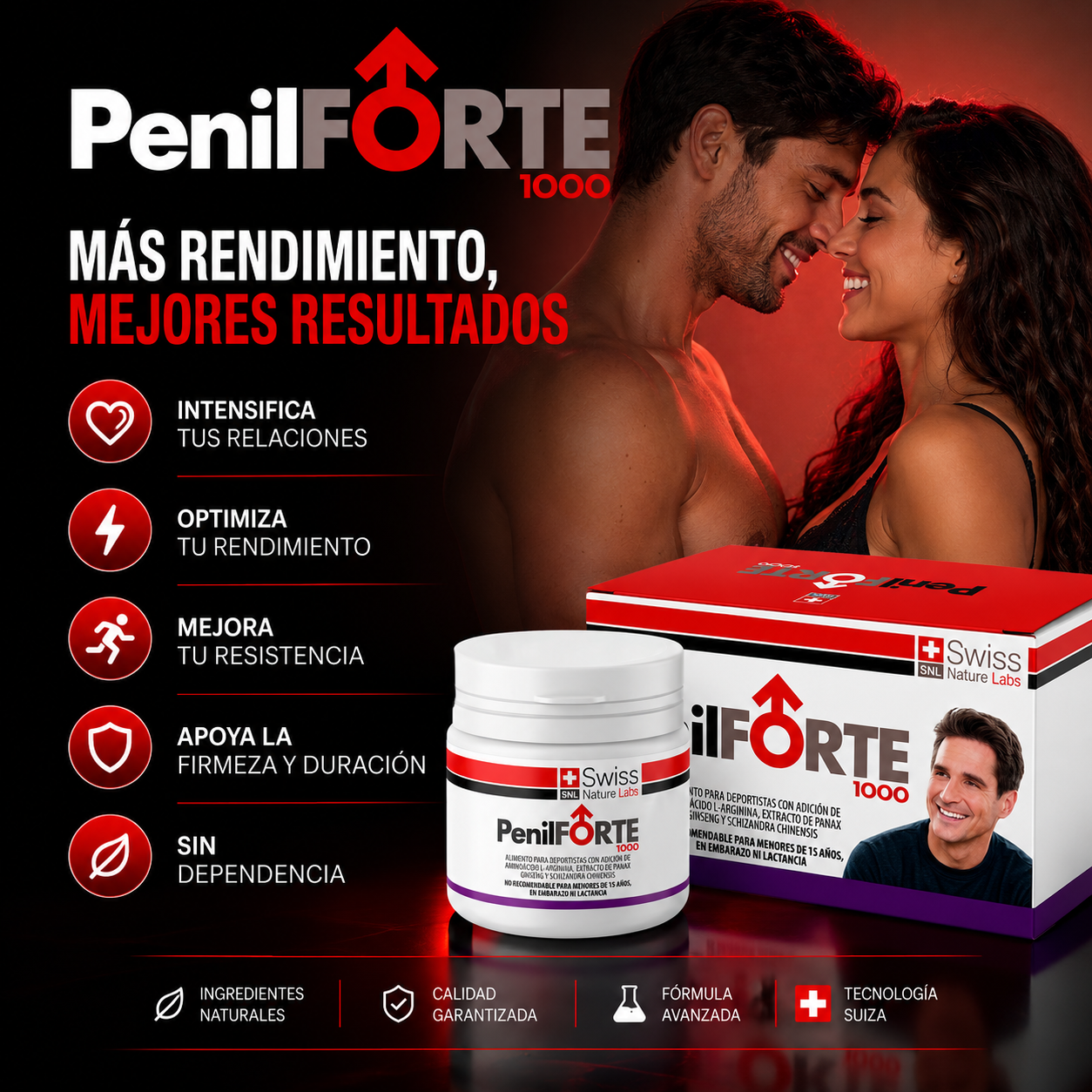 PenilForte Potenciador Masculino Natural