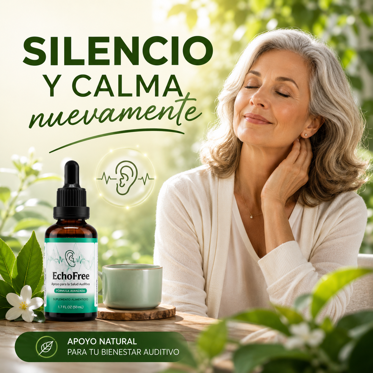 Echofree™ Alivio Eficaz para Zumbidos