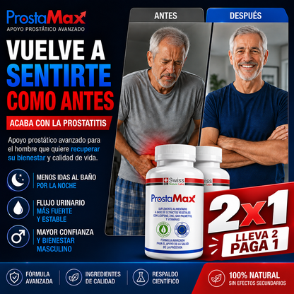 Cuidado Natural de la Próstata Oferta 2x1