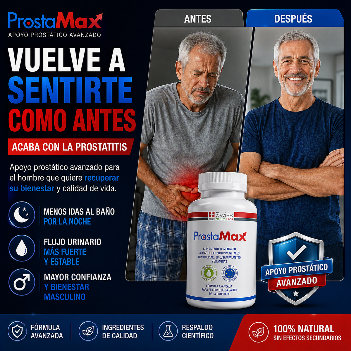 Cuidado Natural de la Próstata Oferta 2x1