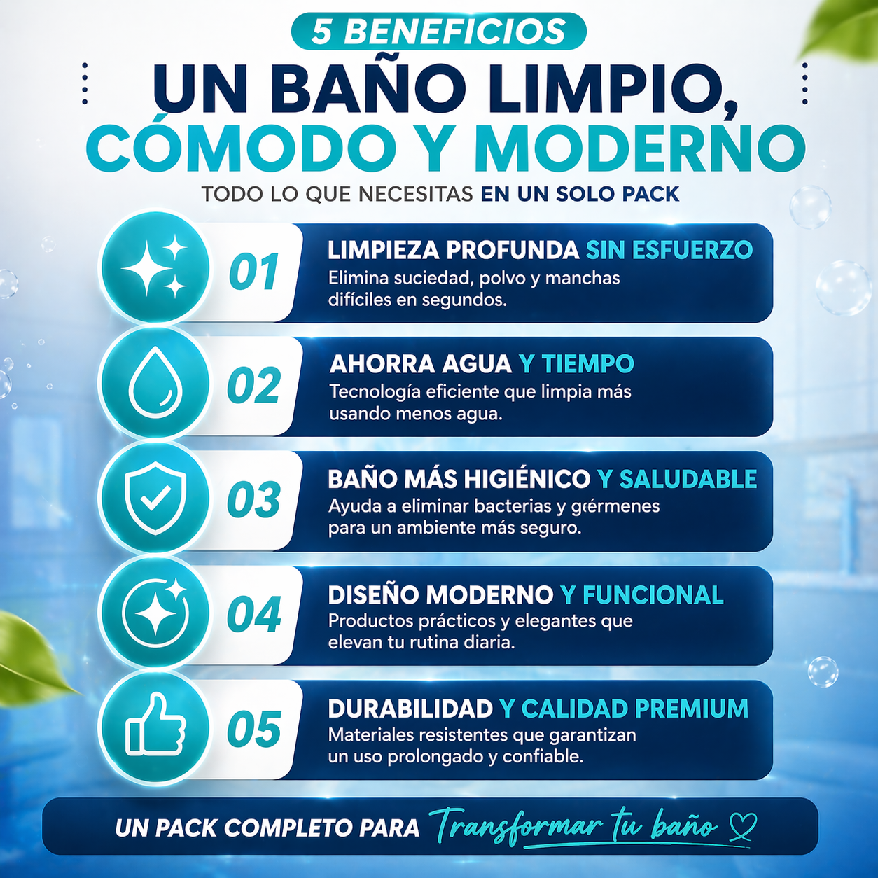 Pack Revoluciona tu Baño 2.0 - REMATE