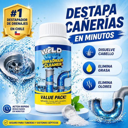 Polvo Limpiador De Drenaje
