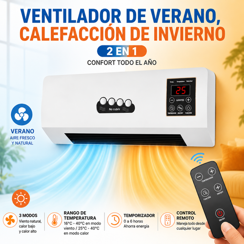 VERANO 2 en 1 (aire caliente y frío)
