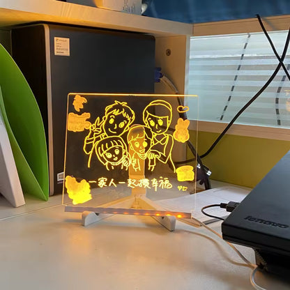 LumiRayas™ Pizarra LED para Dibujar y Colorear - 7 colores