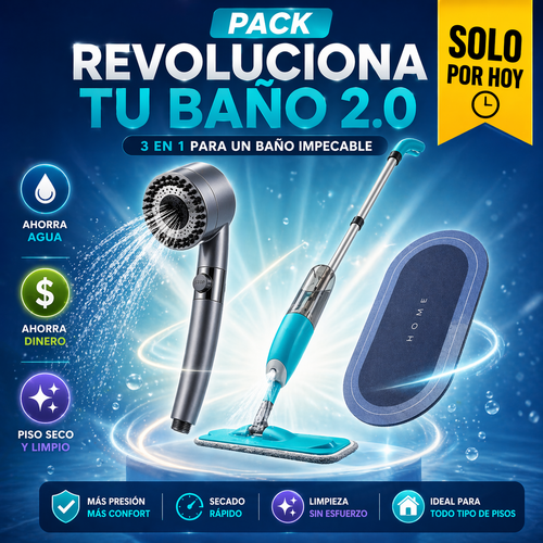 Pack Revoluciona tu Baño 2.0 - REMATE