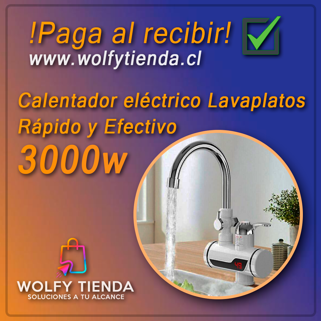 Calentador de Agua Lavaplatos - !OFERTA LIMITADA!